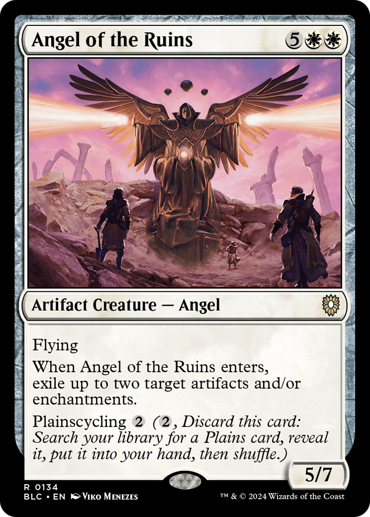 Angel of the Ruins (BLC-134) [Bloomburrow Commander] MTG Single Wizards of the Coast