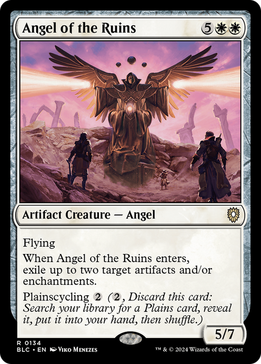 Angel of the Ruins (BLC-134) [Bloomburrow Commander] MTG Single Wizards of the Coast