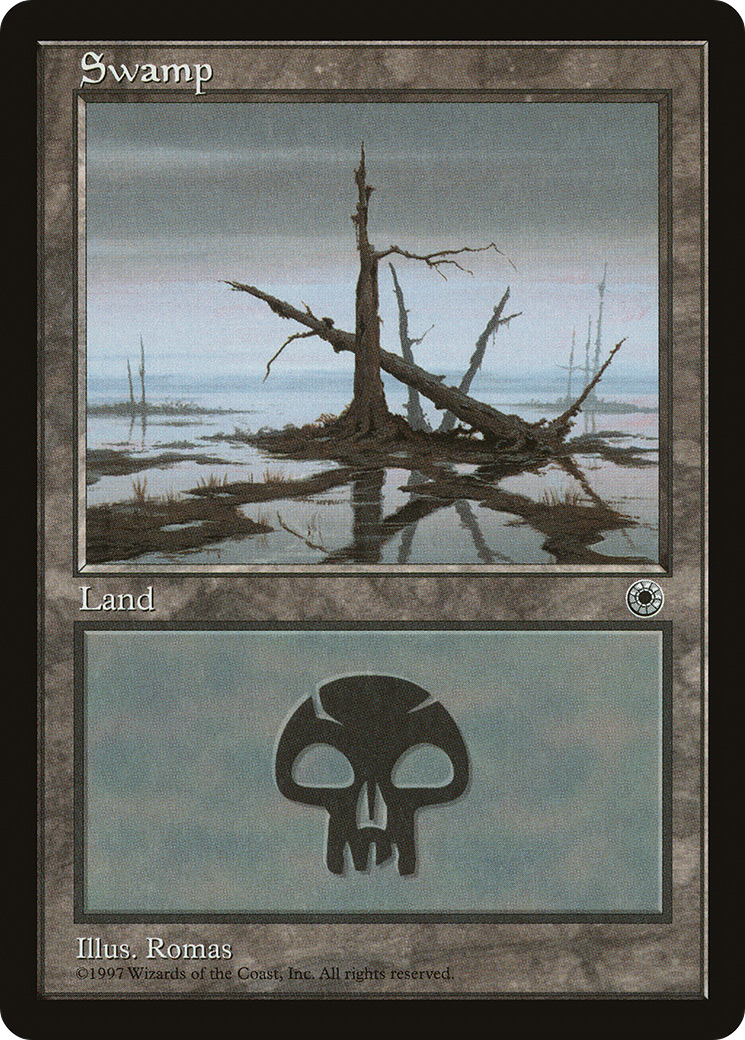 Swamp (POR-205) [Misc] Portal MTG Single Wizards of the Coast