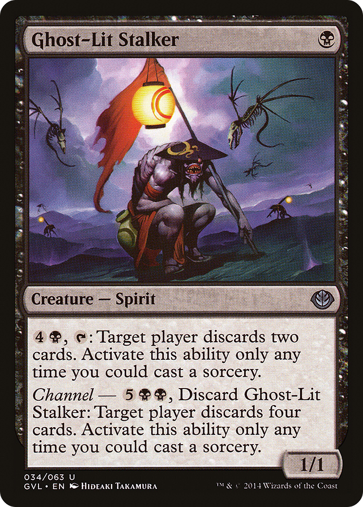Ghost-Lit Stalker (DD3-034) [Misc] Duel Decks Anthology: Garruk vs. Liliana MTG Single Wizards of the Coast