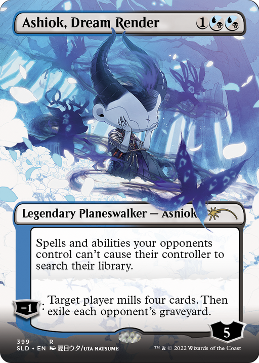 Ashiok, Dream Render (SLD-399) [Secret Lair Drop] (Borderless) Foil MTG Single Wizards of the Coast