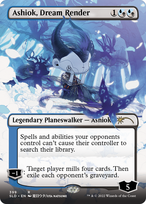 Ashiok, Dream Render (SLD-399) [Secret Lair] Drop (Borderless) MTG Single Wizards of the Coast