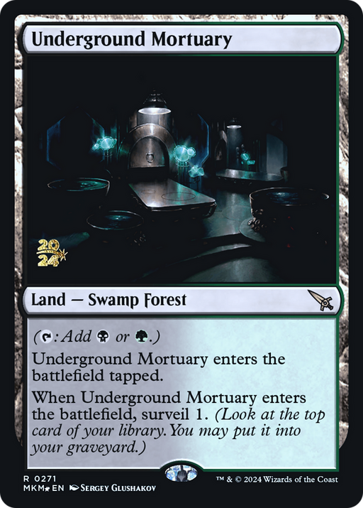 Underground Mortuary (PRE-271) [Murders at Karlov Manor Promos] Foil MTG Single Wizards of the Coast
