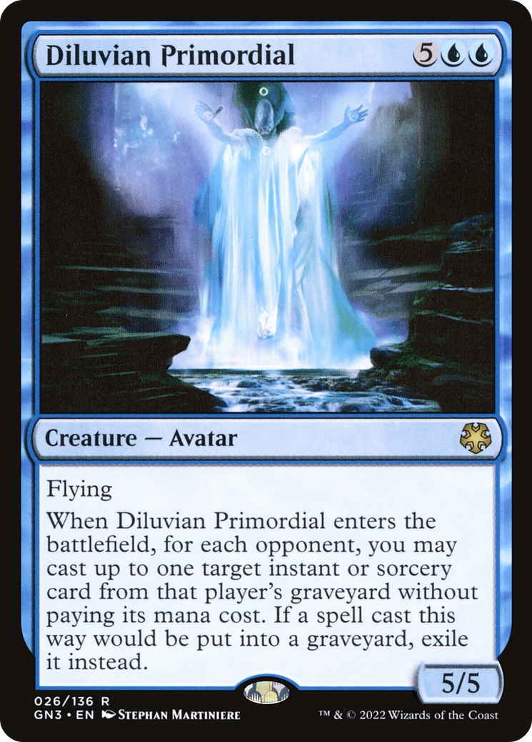 Diluvian Primordial (GN3-026) [Misc] Game Night: Free-for-All MTG Single Wizards of the Coast