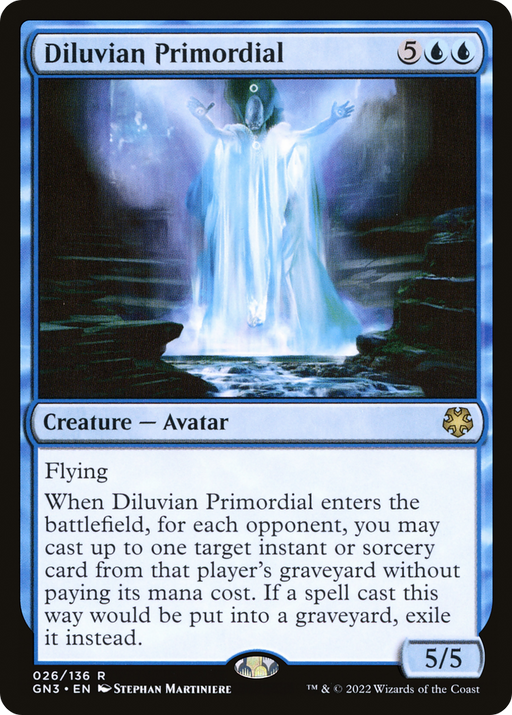 Diluvian Primordial (GN3-026) [Misc] Game Night: Free-for-All MTG Single Wizards of the Coast