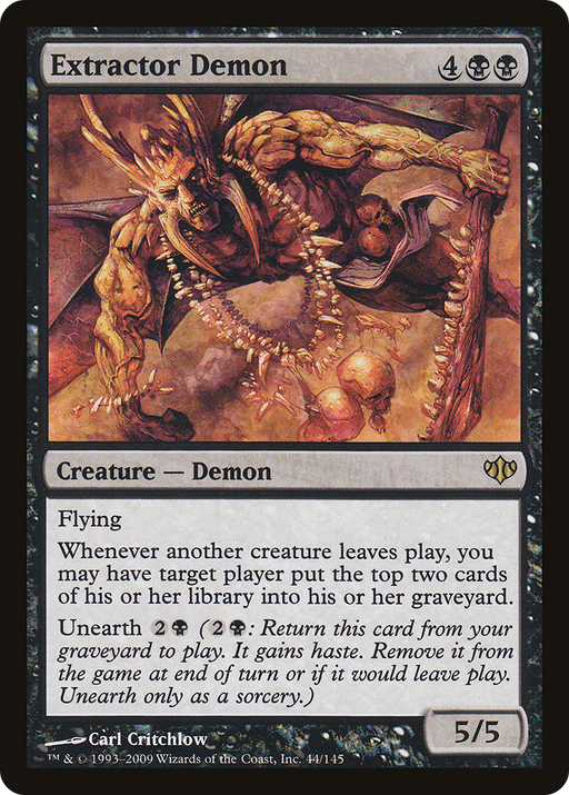 Extractor Demon (CON-044) [Conflux] Foil MTG Single Wizards of the Coast