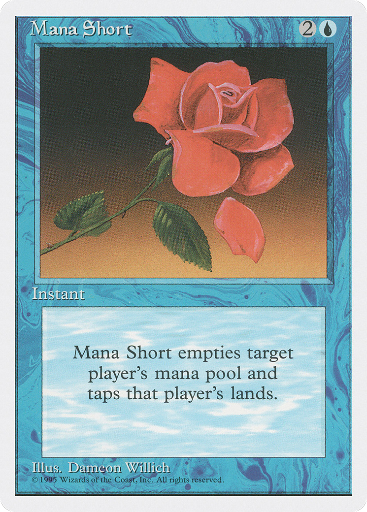 Mana Short (4ED-085) [Fourth Edition] MTG Single Wizards of the Coast