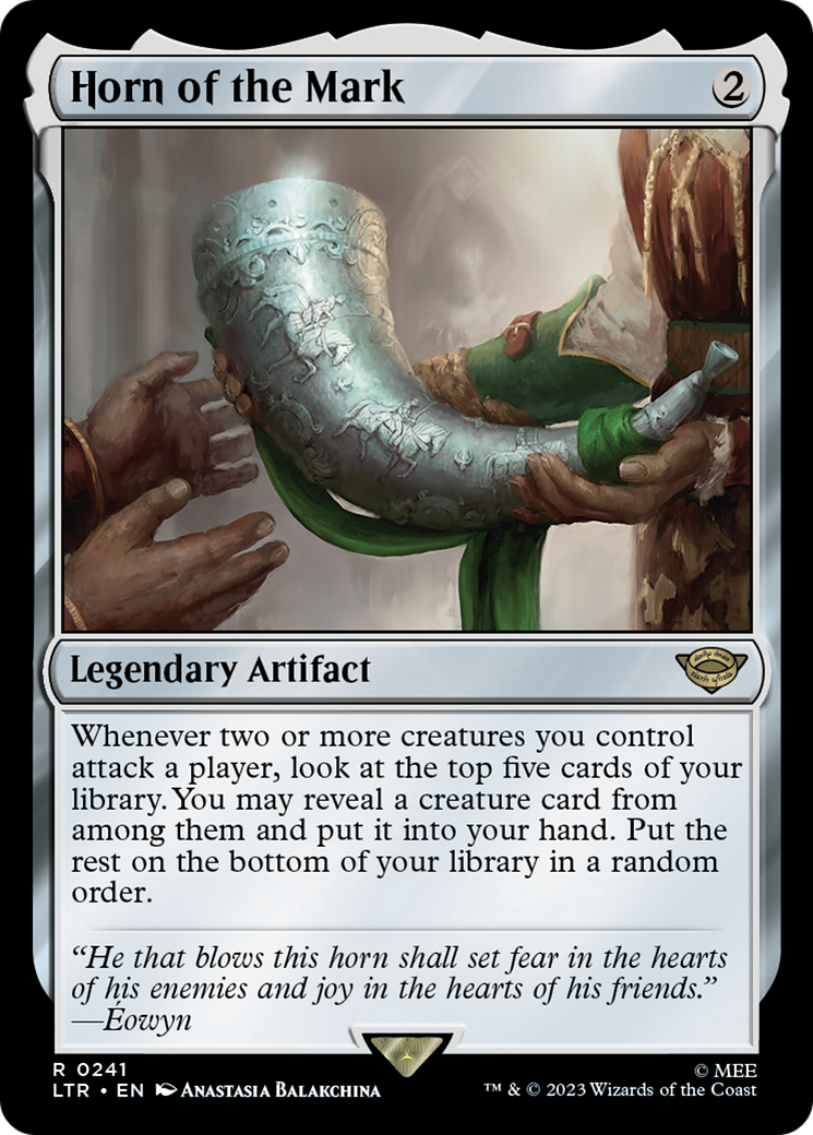 Horn of the Mark (LTR-241) [The Lord of the Rings: Tales of Middle-earth] MTG Single Wizards of the Coast