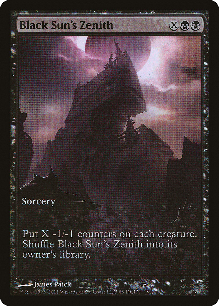 Black Sun's Zenith (GAME-068) [Misc] DCI Promos Foil MTG Single Wizards of the Coast