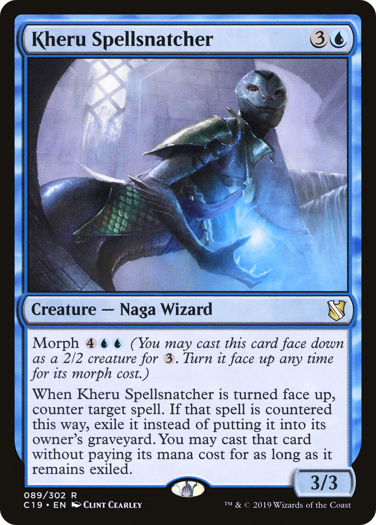 Kheru Spellsnatcher (C19-089) [Commander 2019] MTG Single Wizards of the Coast