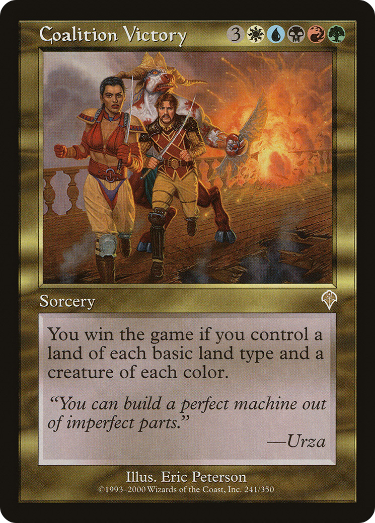 Coalition Victory (INV-241) [Invasion] MTG Single Wizards of the Coast