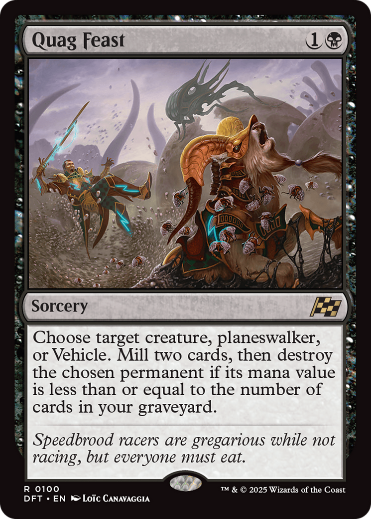Quag Feast (DFT-100) [Aetherdrift] MTG Single Wizards of the Coast