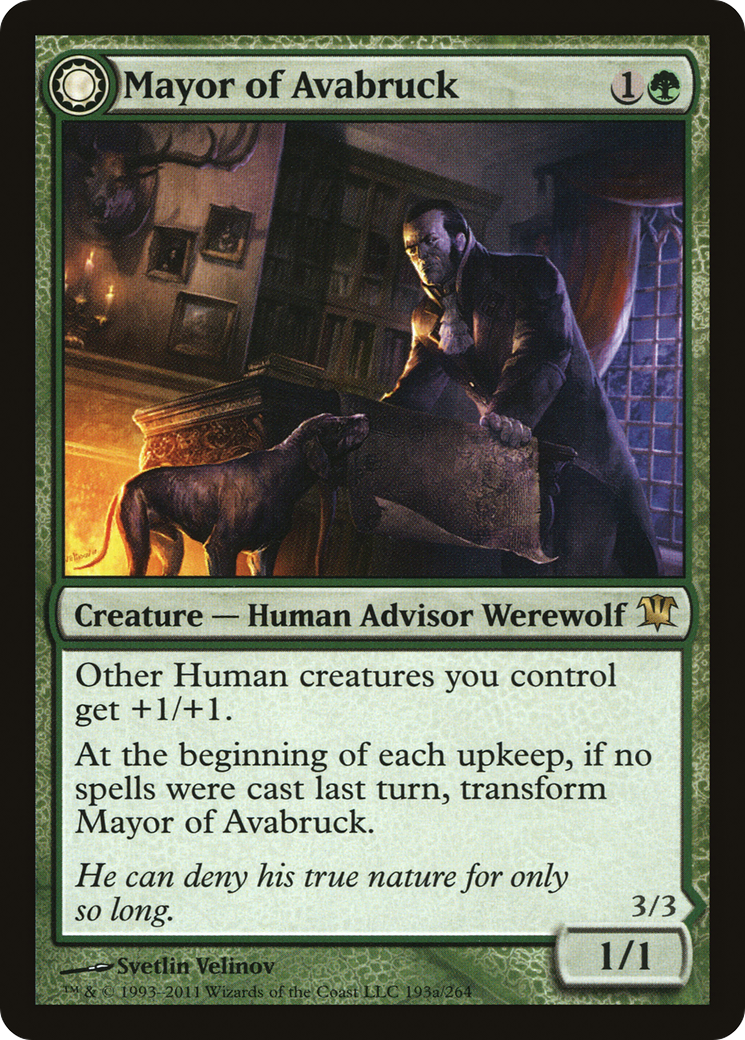 Mayor of Avabruck // Howlpack Alpha [Innistrad] MTG Single Magic: The Gathering