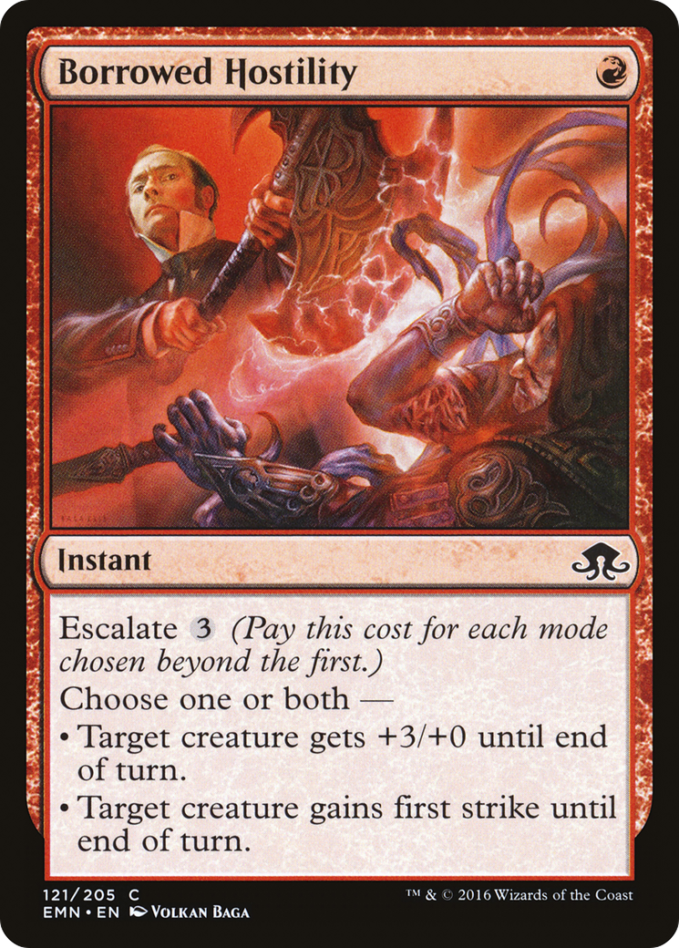 Borrowed Hostility (EMN-121) [Eldritch Moon] Foil MTG Single Wizards of the Coast
