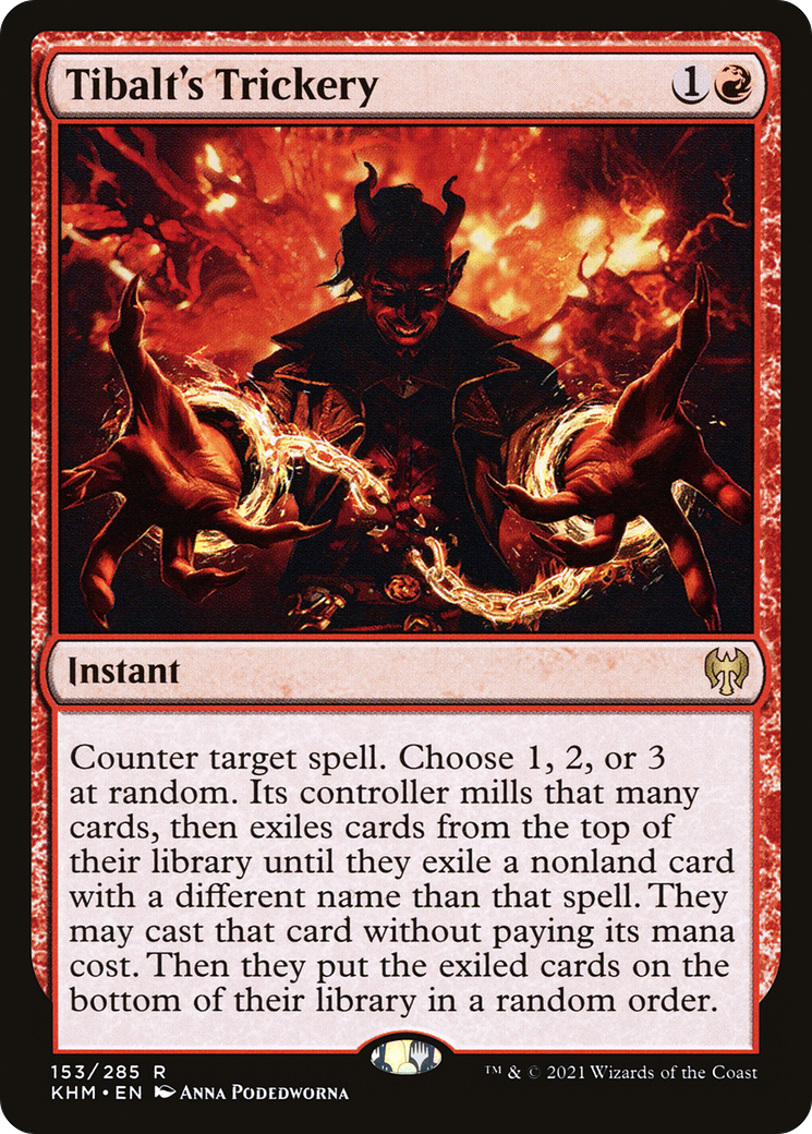 Tibalt's Trickery (KHM-153) [Kaldheim] Foil MTG Single Wizards of the Coast