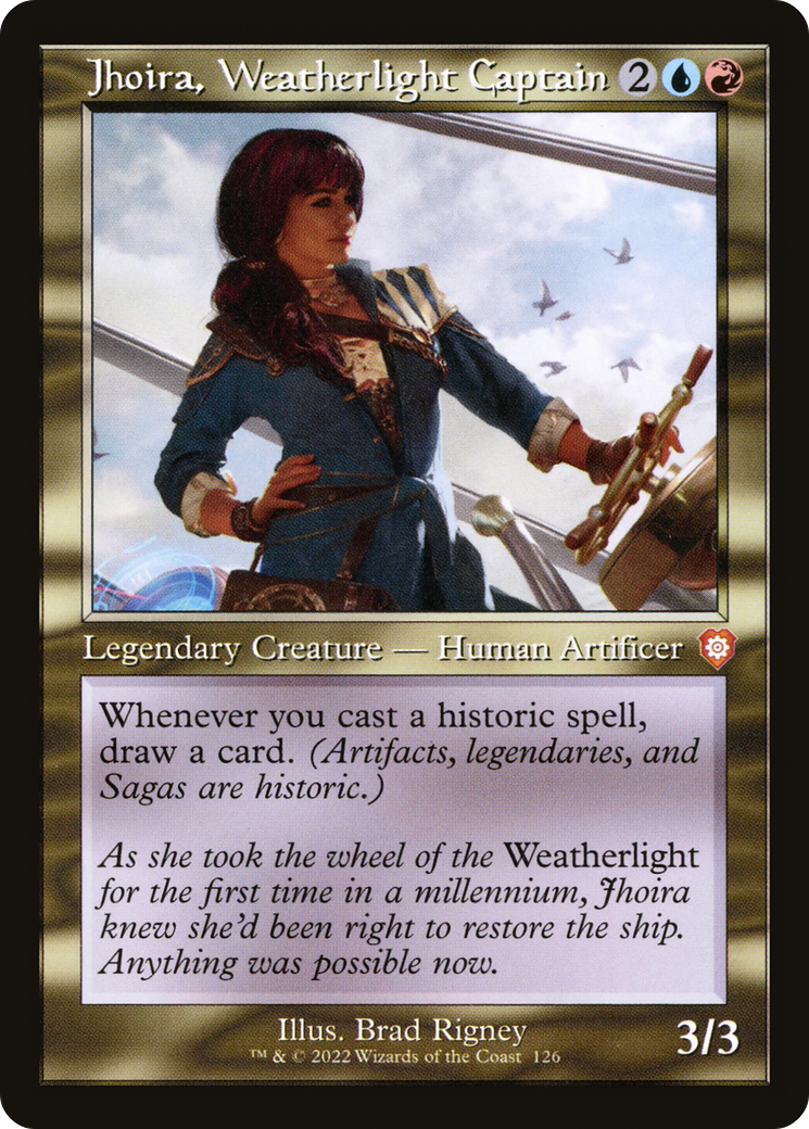 Jhoira, Weatherlight Captain (BRC-126) [The Brothers' War Commander] MTG Single Wizards of the Coast