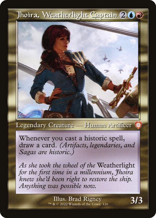 Jhoira, Weatherlight Captain (BRC-126) [The Brothers' War Commander] MTG Single Wizards of the Coast