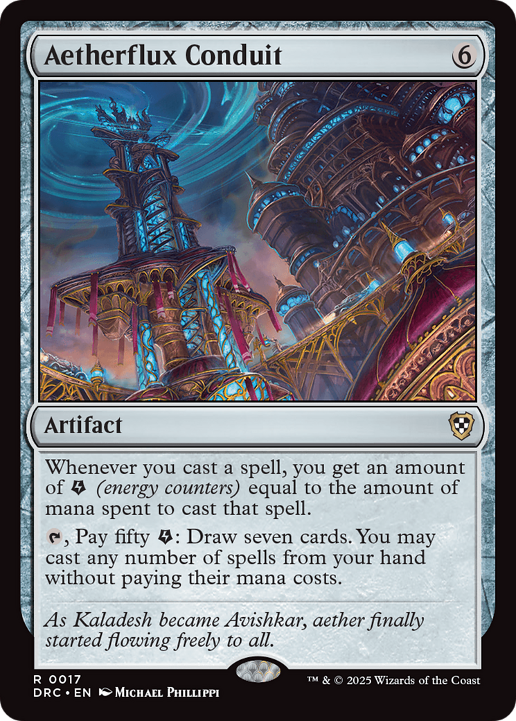 Aetherflux Conduit (DRC-017) [Commander: Aetherdrift] MTG Single Wizards of the Coast