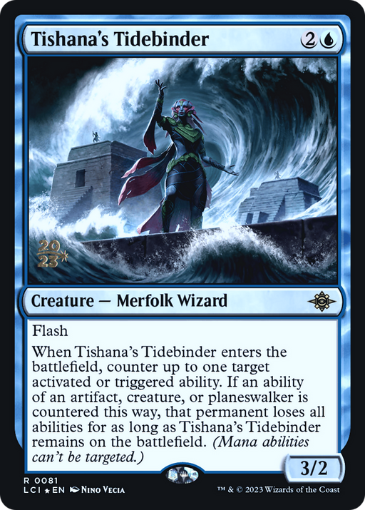 Tishana's Tidebinder (PRE-081) [The Lost Caverns of Ixalan Promos] Foil MTG Single Wizards of the Coast
