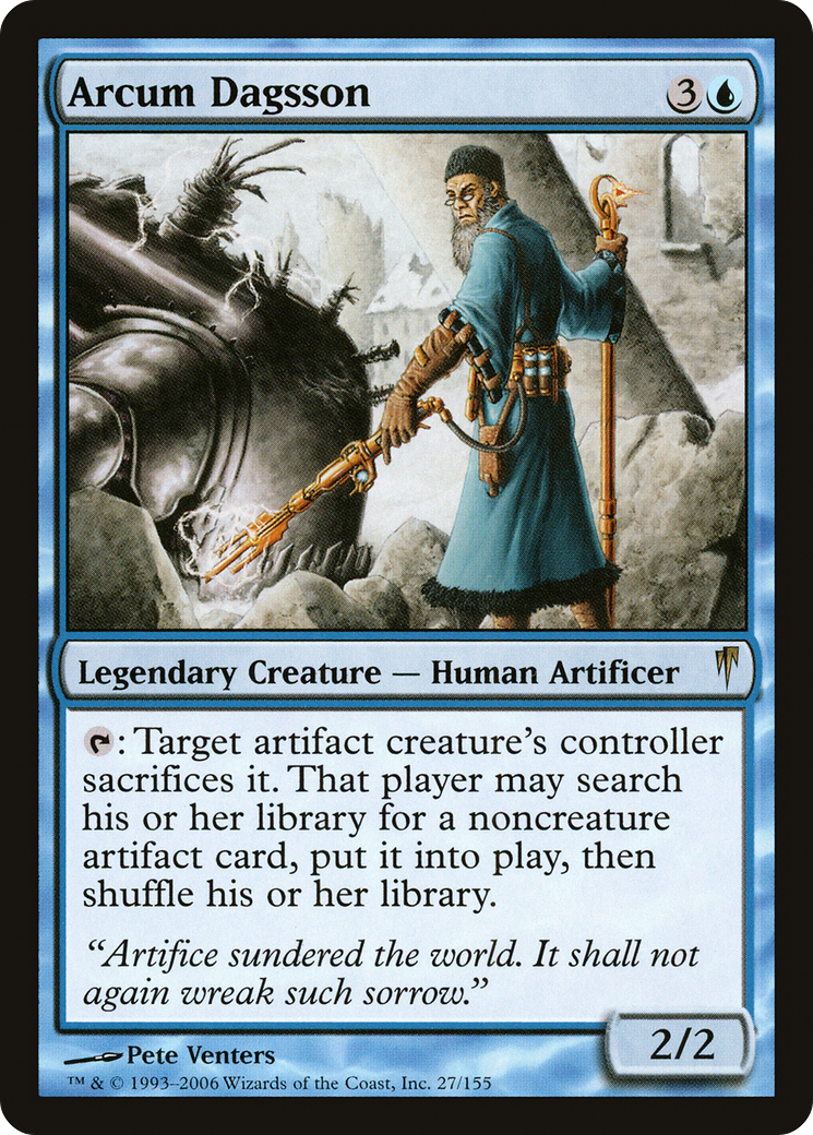 Arcum Dagsson (CSP-027) [Coldsnap] Foil MTG Single Wizards of the Coast
