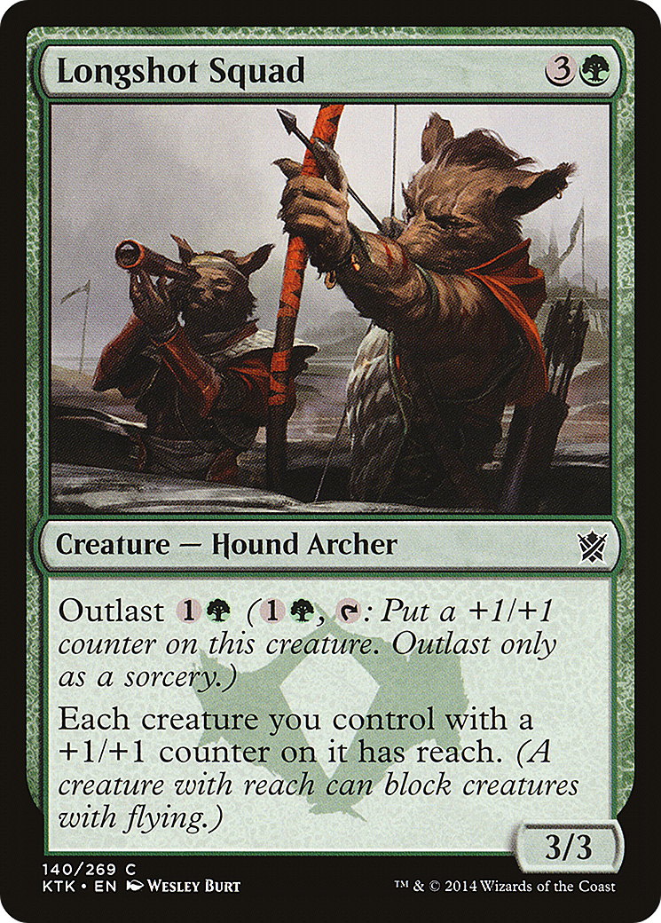 Longshot Squad (KTK-140) [Khans of Tarkir] Foil MTG Single Wizards of the Coast
