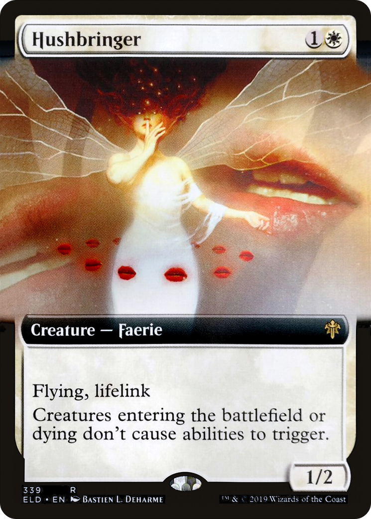 Hushbringer (ELD-339) [Throne of Eldraine] (Extended Art) MTG Single Wizards of the Coast