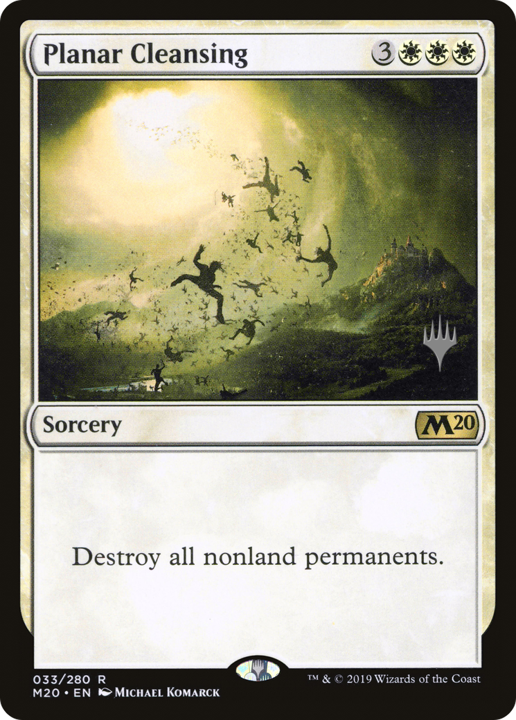 Planar Cleansing (PPM20-33P) [Core Set 2020 Promos] Foil MTG Single Wizards of the Coast