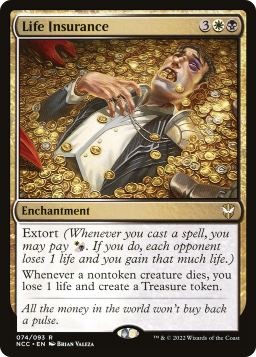Life Insurance (NCC-074) [New Capenna Commander] MTG Single Wizards of the Coast