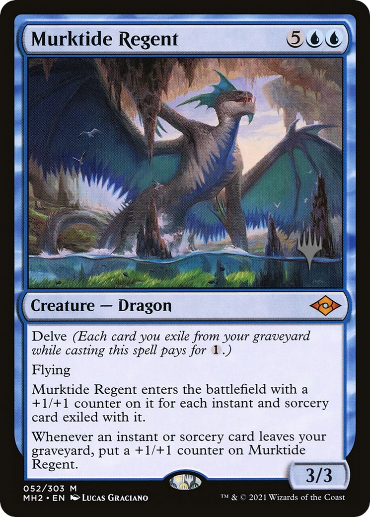 Murktide Regent (PPMKM-052) [Modern Horizons 2 Promos] MTG Single Wizards of the Coast