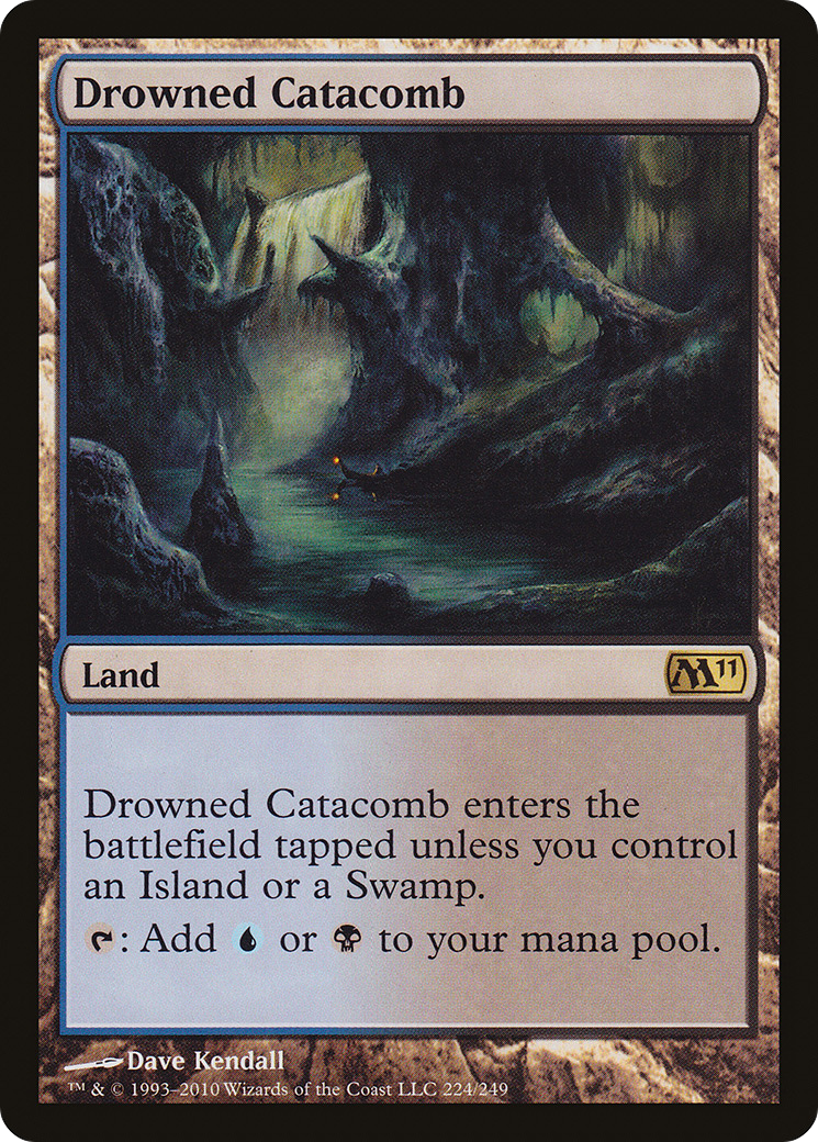 Drowned Catacomb (M11-224) [Magic 2011] MTG Single Wizards of the Coast