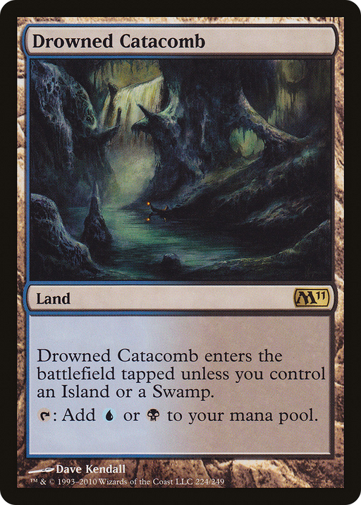 Drowned Catacomb (M11-224) [Magic 2011] MTG Single Wizards of the Coast
