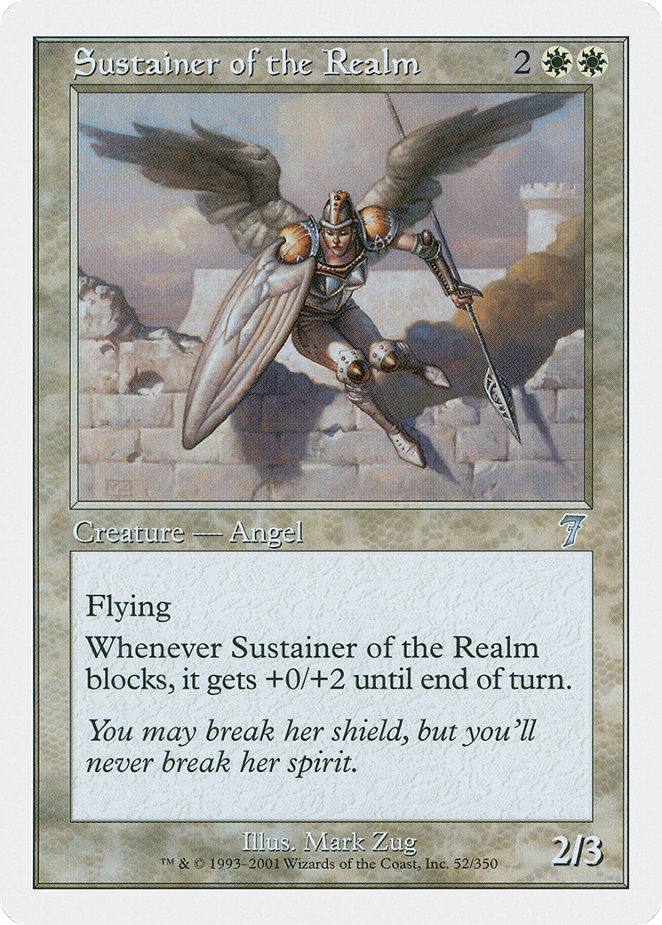 Sustainer of the Realm (7ED-052) [7th Edition] MTG Single Wizards of the Coast