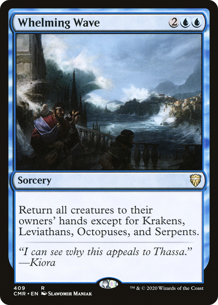 Whelming Wave (CMR-409) [Commander Legends] MTG Single Wizards of the Coast