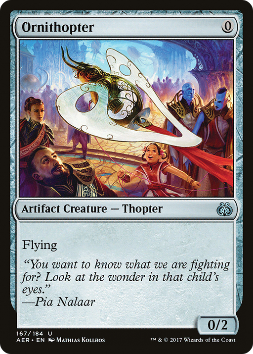 Ornithopter (AER-167) [Aether Revolt] Foil MTG Single Wizards of the Coast