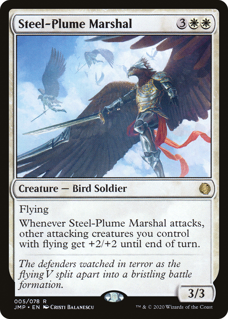 Steel-Plume Marshal (JMP-005) [Jumpstart] MTG Single Wizards of the Coast