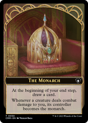Copy (54) // The Monarch Double-Sided Token [Tokens] Commander Masters Tokens MTG Single Magic: The Gathering