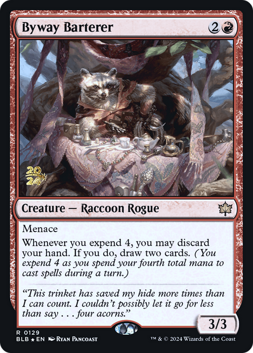 Byway Barterer (PRE-129) [Bloomburrow Promos] Foil MTG Single Wizards of the Coast