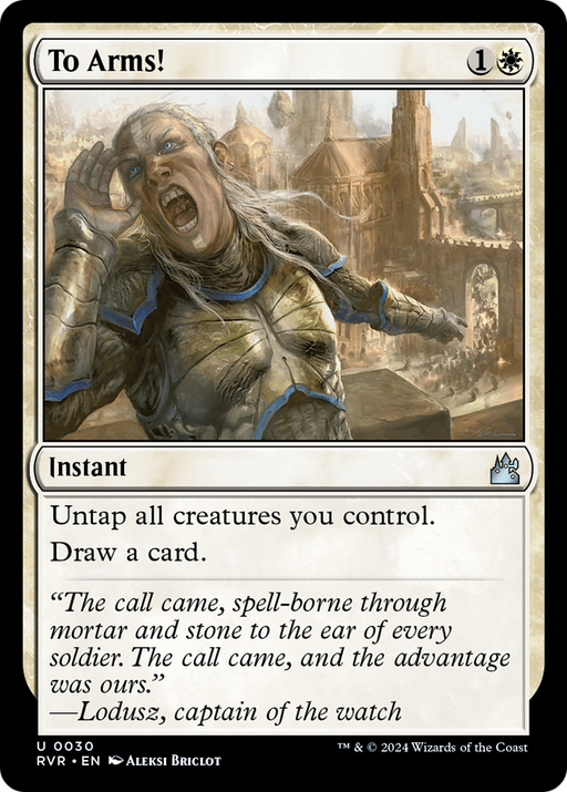 To Arms! (RVR-030) [Ravnica Remastered] Foil MTG Single Wizards of the Coast