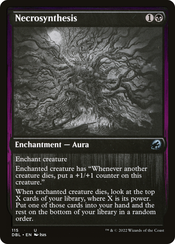 Necrosynthesis (DBL-115) [Innistrad: Double Feature] Foil MTG Single Wizards of the Coast