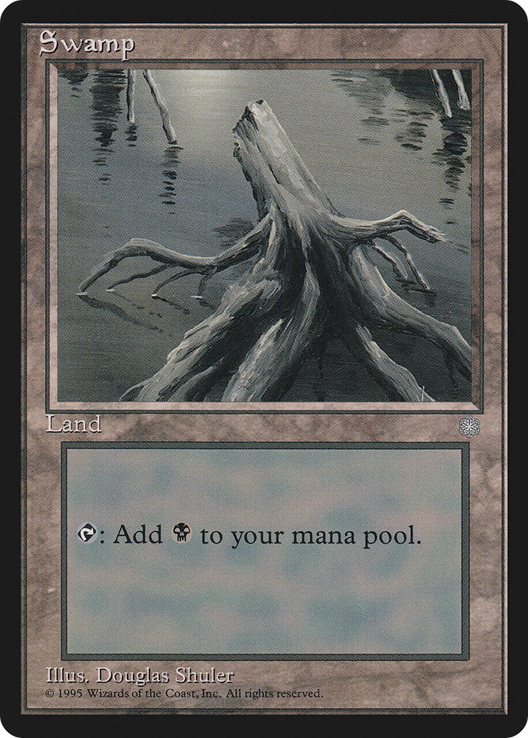 Swamp (ICE-375) [Ice Age] MTG Single Wizards of the Coast