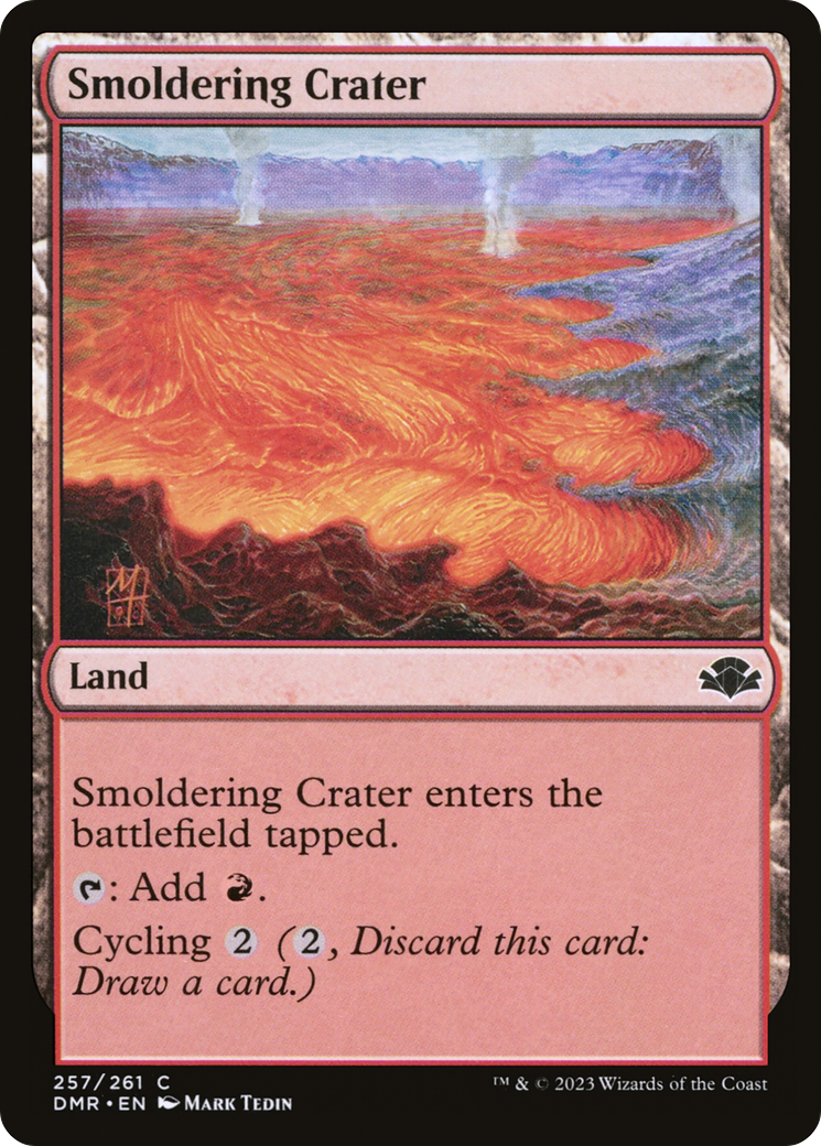 Smoldering Crater (DMR-257) [Dominaria Remastered] MTG Single Wizards of the Coast