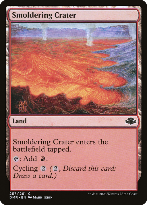 Smoldering Crater (DMR-257) [Dominaria Remastered] MTG Single Wizards of the Coast