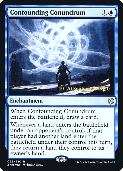 Confounding Conundrum (PRE-053) [Zendikar Rising Promos] Foil MTG Single Wizards of the Coast