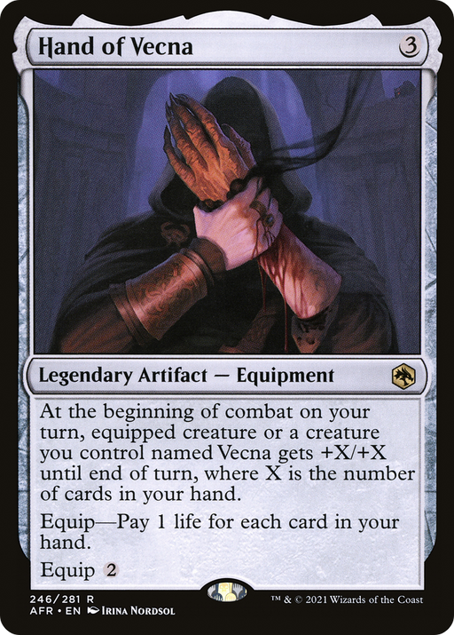 Hand of Vecna (AFR-246) [Adventures in the Forgotten Realms] MTG Single Wizards of the Coast