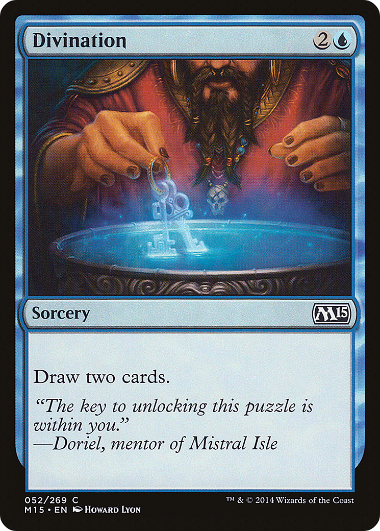 Divination (M15-052) [Magic 2015] MTG Single Wizards of the Coast