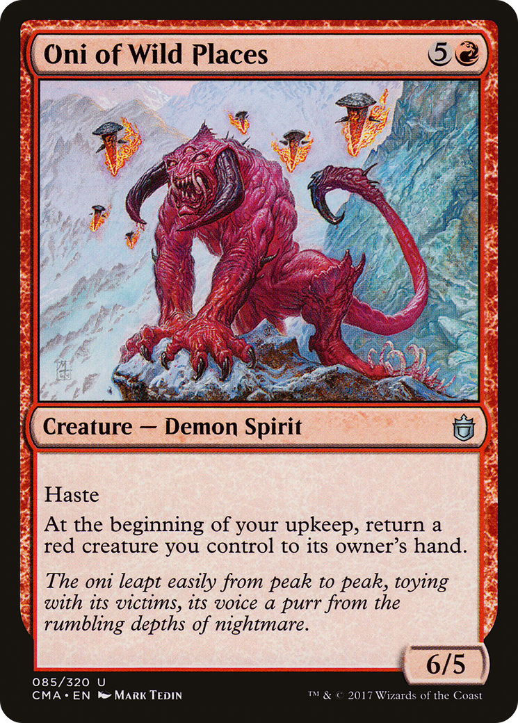 Oni of Wild Places (CMA-085) [Commander Anthology] MTG Single Wizards of the Coast