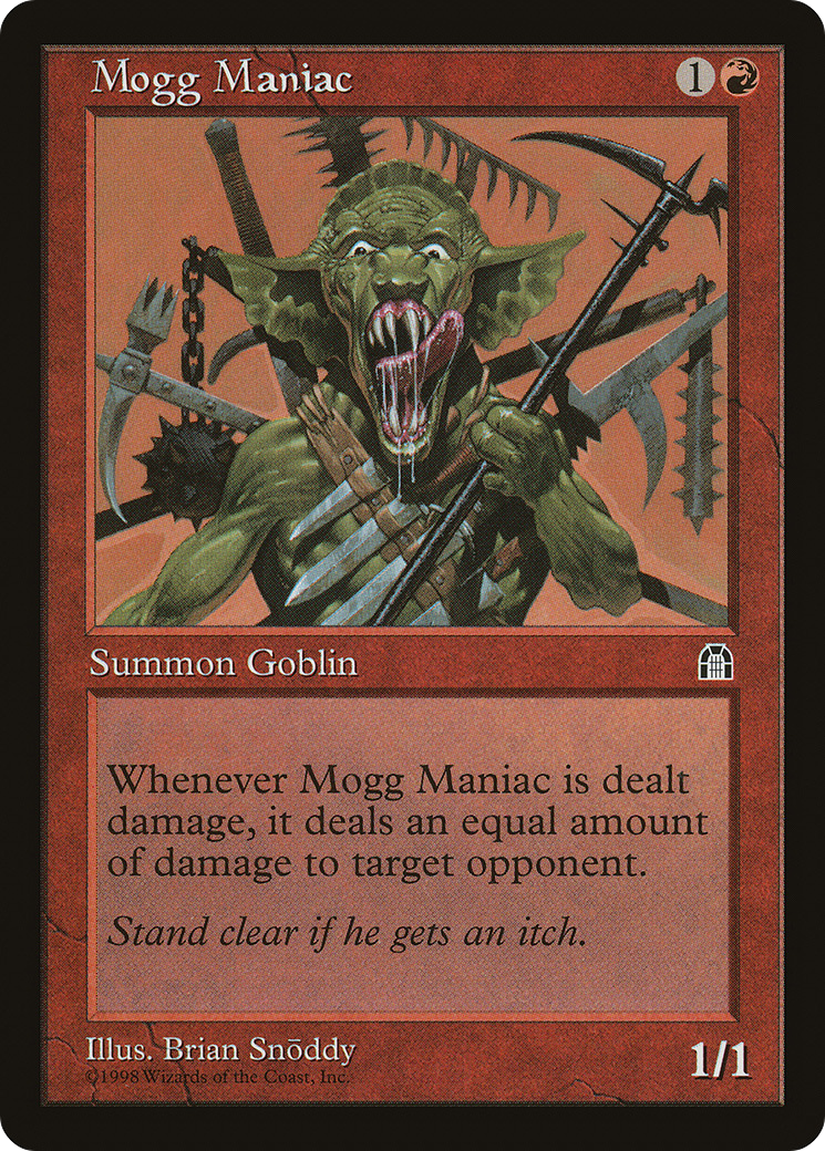 Mogg Maniac (STH-094) [Stronghold] MTG Single Wizards of the Coast