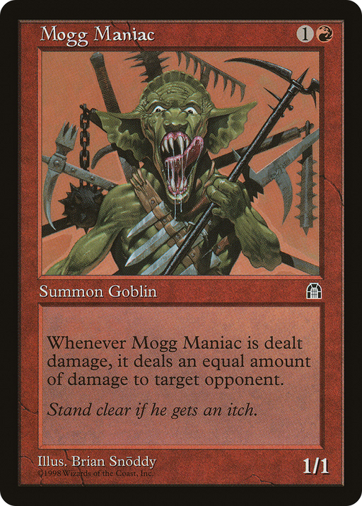 Mogg Maniac (STH-094) [Stronghold] MTG Single Wizards of the Coast