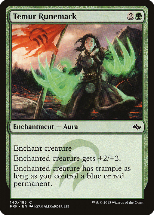 Temur Runemark (FRF-140) [Fate Reforged] Foil MTG Single Wizards of the Coast