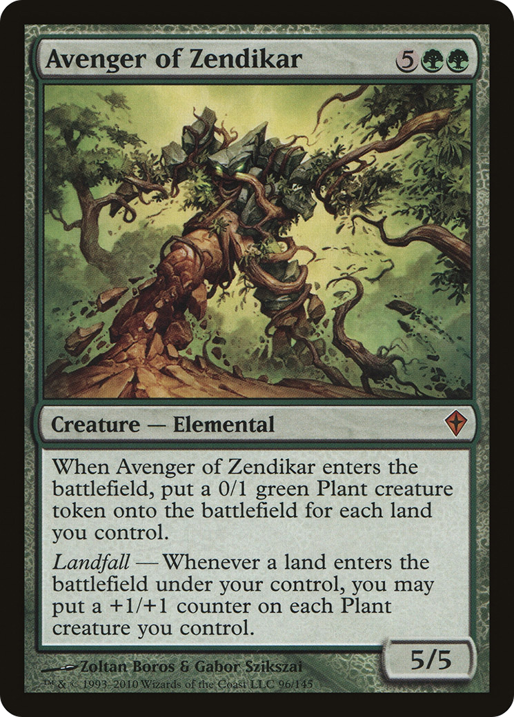 Avenger of Zendikar (WWK-096) [Worldwake] Foil MTG Single Wizards of the Coast